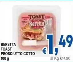 DEM Beretta toast prosciutto cotto offerta