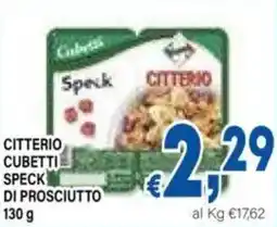 DEM Citterio cubetti speck di prosciutto offerta