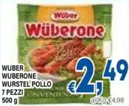 DEM Wuber wuberone wurstel pollo offerta