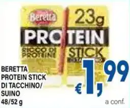 DEM Beretta protein stick di tacchino/ suino offerta