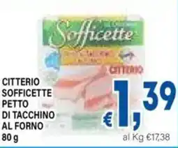 DEM Citterio sofficette petto di tacchino al forno offerta