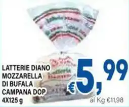 DEM Latterie diano mozzarella di bufala campana dop offerta