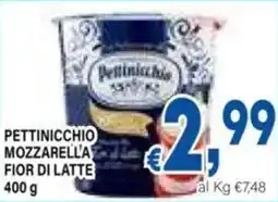 DEM Pettinicchio mozzarella fior di latte offerta