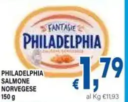 DEM Philadelphia salmone norvegese offerta