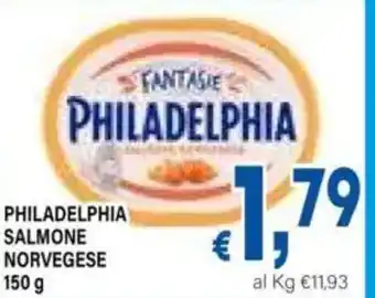 DEM Philadelphia salmone norvegese offerta