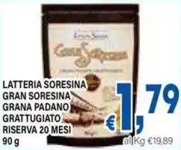DEM Latteria soresina gran soresina grana padano grattugiato riserva offerta
