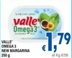 DEM Valle omega 3 new margarina offerta