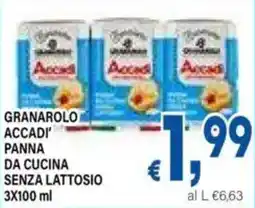 DEM Granarolo accadi' panna da cucina senza lattosio offerta