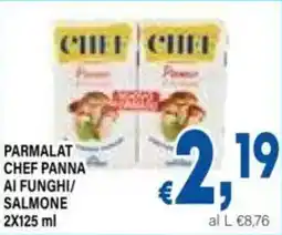 DEM Parmalat chef panna ai funghi/ salmone offerta