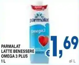 DEM Parmalat latte benessere omega 3 plus offerta