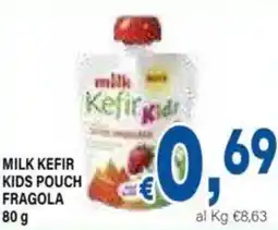 DEM Milk kefir kids pouch fragola offerta