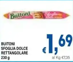 DEM Buitoni sfoglia dolce rettangolare offerta