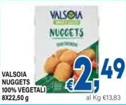 DEM Valsoia nuggets 100% vegetali offerta