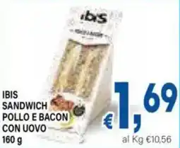 DEM Ibis sandwich pollo e bacon con uovo offerta