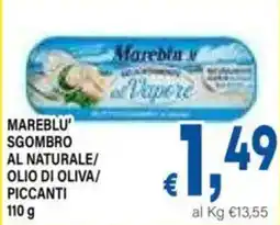 DEM Mareblu sgombro al naturale/ olio di oliva/ piccanti offerta