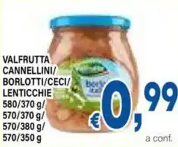 DEM Valfrutta cannellini/ borlotti/ceci/ lenticchie offerta