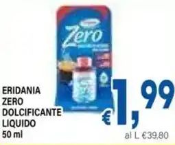 DEM Eridania zero dolcificante liquido offerta