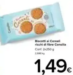 DEM Biscotti ai Cereali ricchi di fibre Consilia offerta