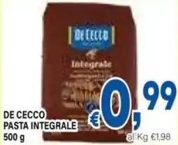 DEM De cecco pasta integrale offerta