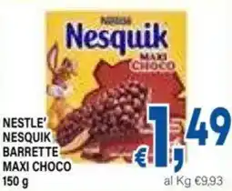 DEM Nestle nesquik barrette maxi choco offerta