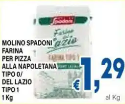 DEM Molino spadoni farina per pizza alla napoletana tipo 0/ del lazio tipo 1 offerta