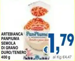 DEM Artebianca panpiuma semola di grano duro/tenero offerta