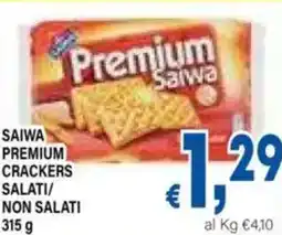 DEM Saiwa premium crackers salati/ non salati offerta