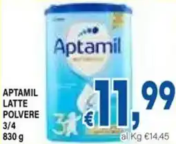 DEM Aptamil latte polvere 3/4 offerta