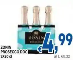 DEM Zonin prosecco doc offerta