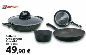 Carrefour Batteria antiaderente essential offerta