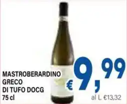 DEM Mastroberardino greco di tufo docg offerta