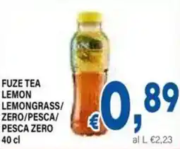 DEM Fuze tea lemon lemongrass/ zero/pesca/ pesca zero offerta
