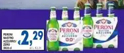DEM Peroni nastro azzurro/ zero offerta