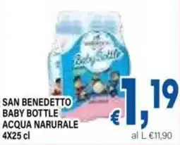 DEM San benedetto baby bottle acqua narurale offerta