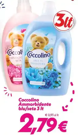 Iper Super Conveniente Coccolino Ammorbidente blu/seta offerta