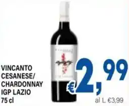 DEM Vincanto cesanese/ chardonnay igp lazio offerta