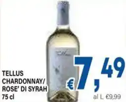 DEM Tellus chardonnay/ rose' di syrah offerta
