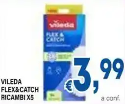 DEM Vileda flex&catch ricambi x5 offerta