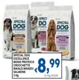 DEM Special dog excellence mono proteico crocchette maiale/manzo/ salmone offerta