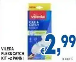 DEM Vileda flex&catch kit +2 panni offerta