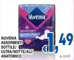 DEM Nuvenia assorbenti sottile/ ultra/notte/ali anatomico offerta