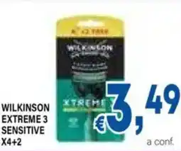 DEM Wilkinson extreme 3 sensitive x4+2 offerta