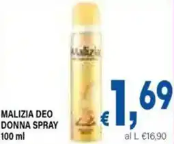 DEM Malizia deo donna spray offerta