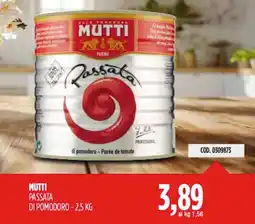 Carico Cash & Carry Mutti passata di pomodoro offerta