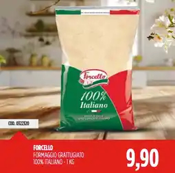 Carico Cash & Carry Forcello formaggio grattugiato 100% italiano offerta