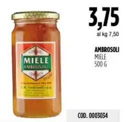 Carico Cash & Carry Ambrosoli miele offerta