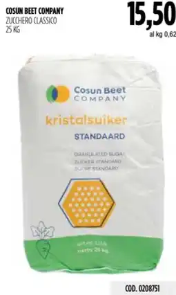 Carico Cash & Carry Cosun beet company zucchero classico offerta