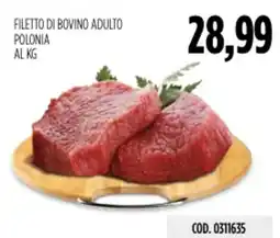Carico Cash & Carry Filetto di bovino adulto polonia offerta