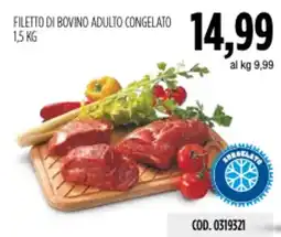 Carico Cash & Carry Filetto di bovino adulto congelato offerta
