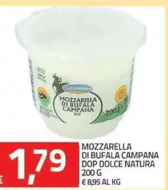 TuoDi Mozzarella Di Bufala Campana DOP Dolce Natura 200g offerta